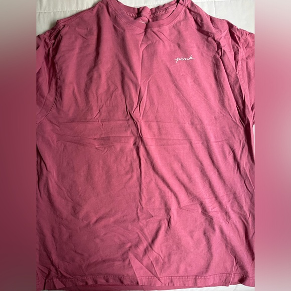 Super cute Pink shirt !! Powerful message on the back. Size Small!! 🩷OVERSIZED - Picture 5 of 6